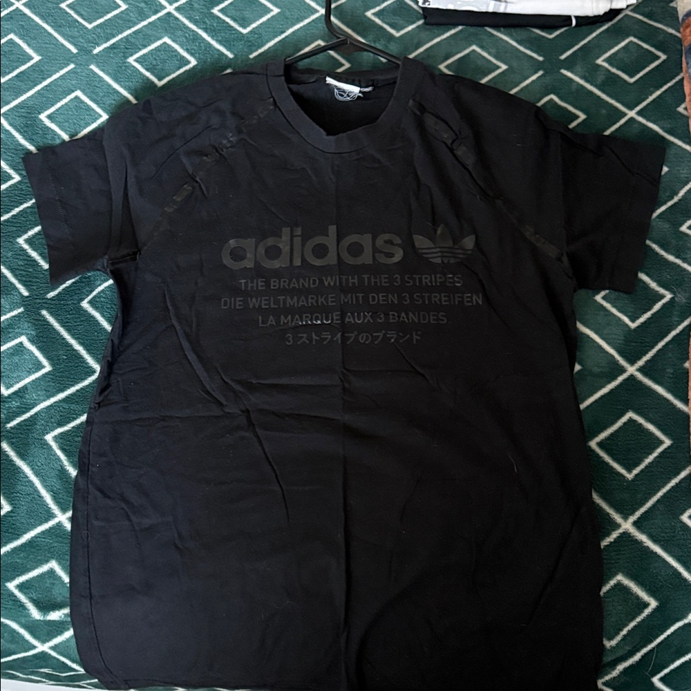 Adidas Black Graphic Tee